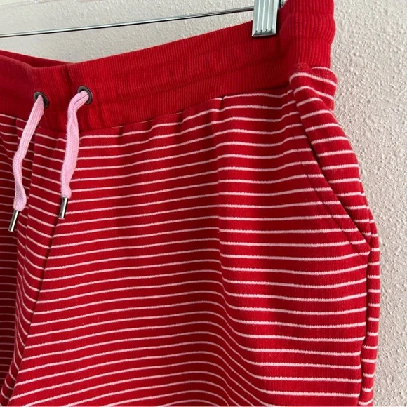 dip Red and Pink Striped Lounge Shorts Size Large - Picture 2 of 4